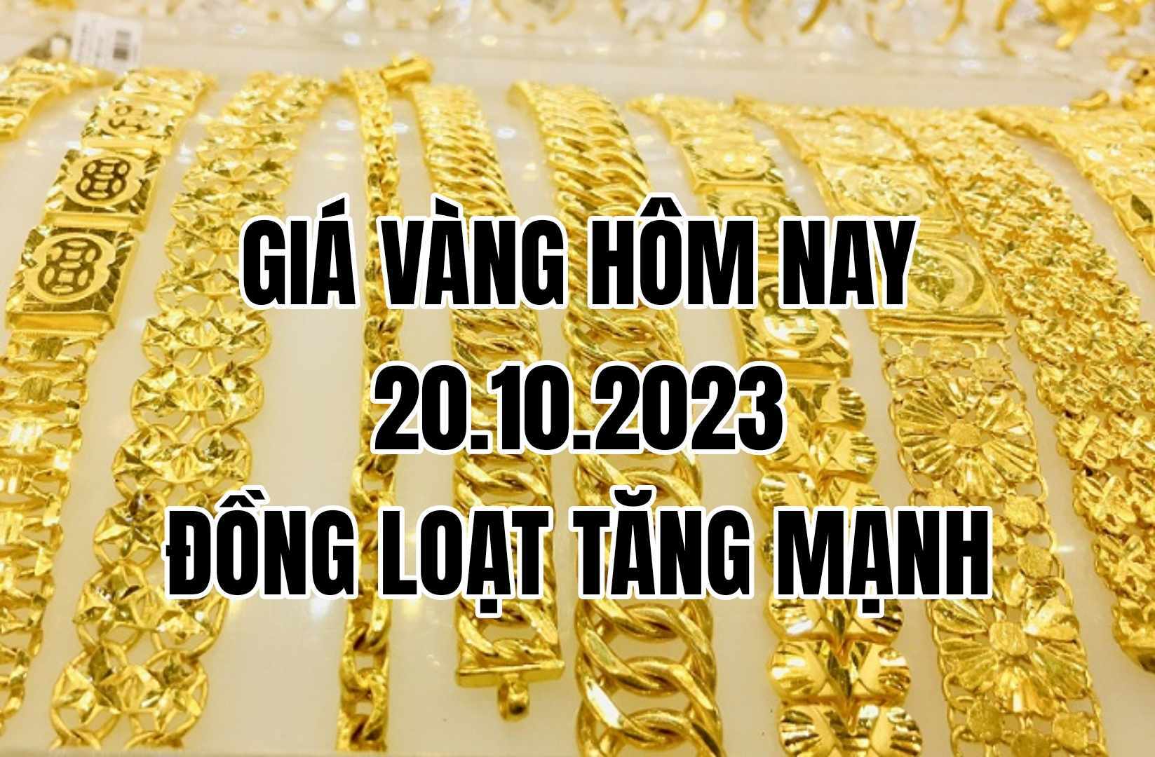 giá vàng hôm nay 20/10