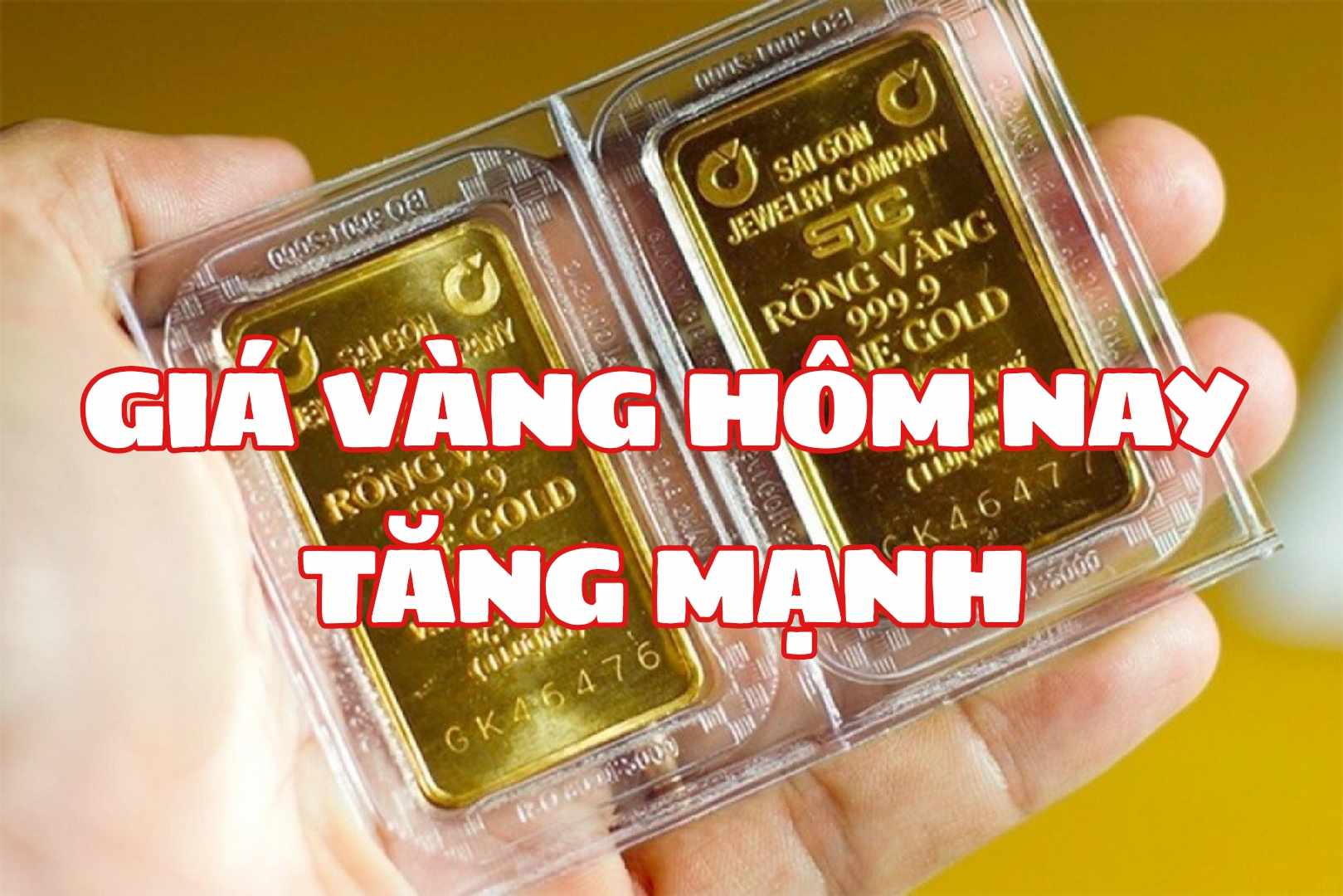 giá vàng hôm nay tăng mạnh
